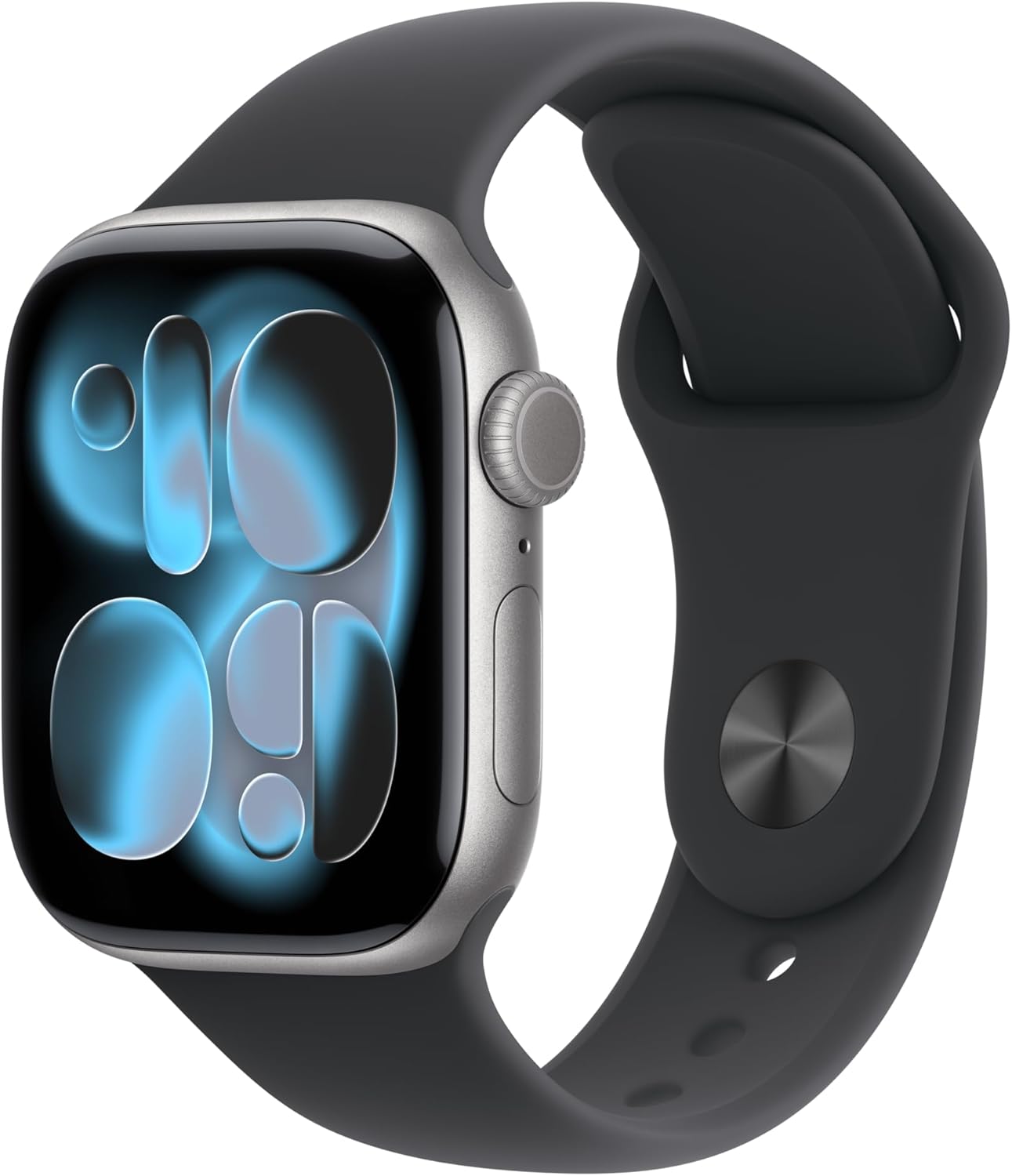 APPLE WATCH S11 42MM GPS MEQW4LW A SPACE GRAY ALUM BLACK SPORT BAND S M